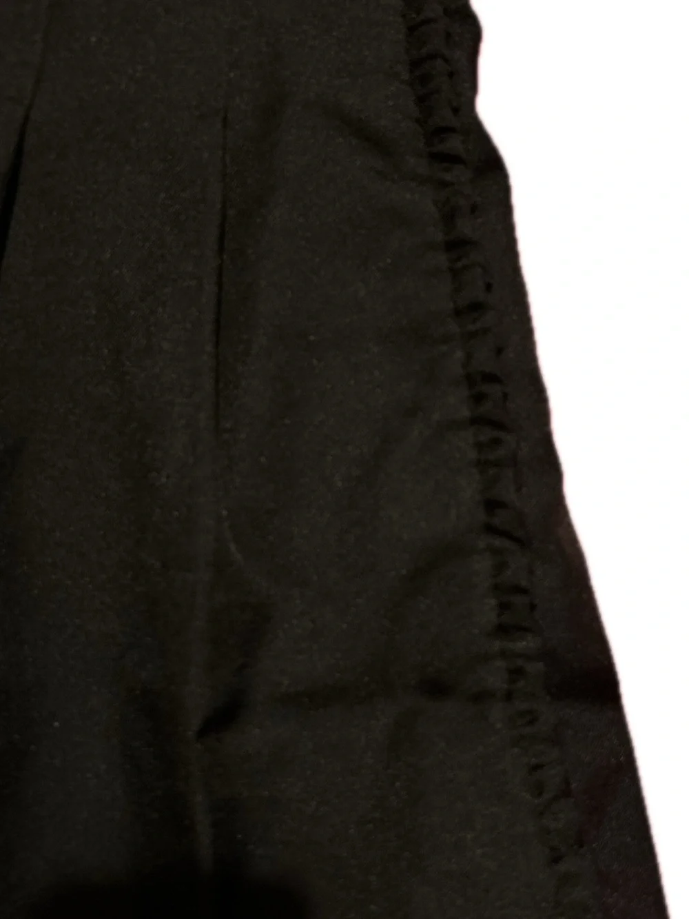 Black Skort with Side Ruffle Detail School Uniform Girls size 16